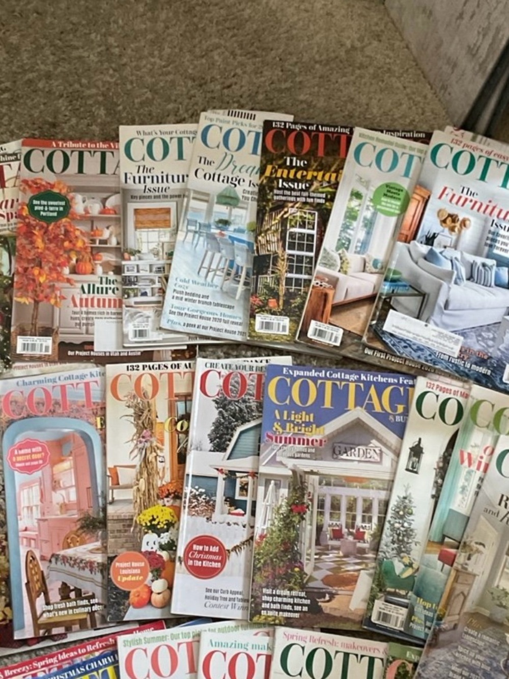 Magazine Assorted Covers - Blue, White, Green